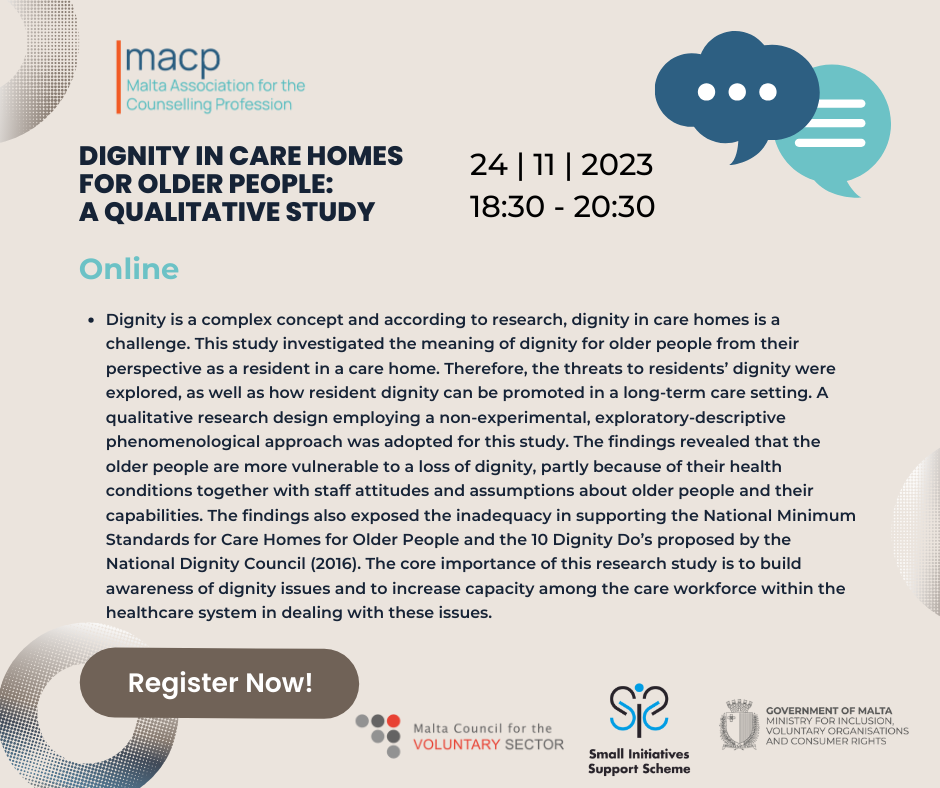 Dignity in Care homes for older People 3